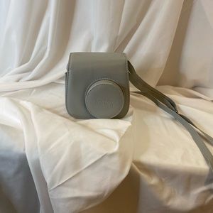 Instax 9 Gray leather case